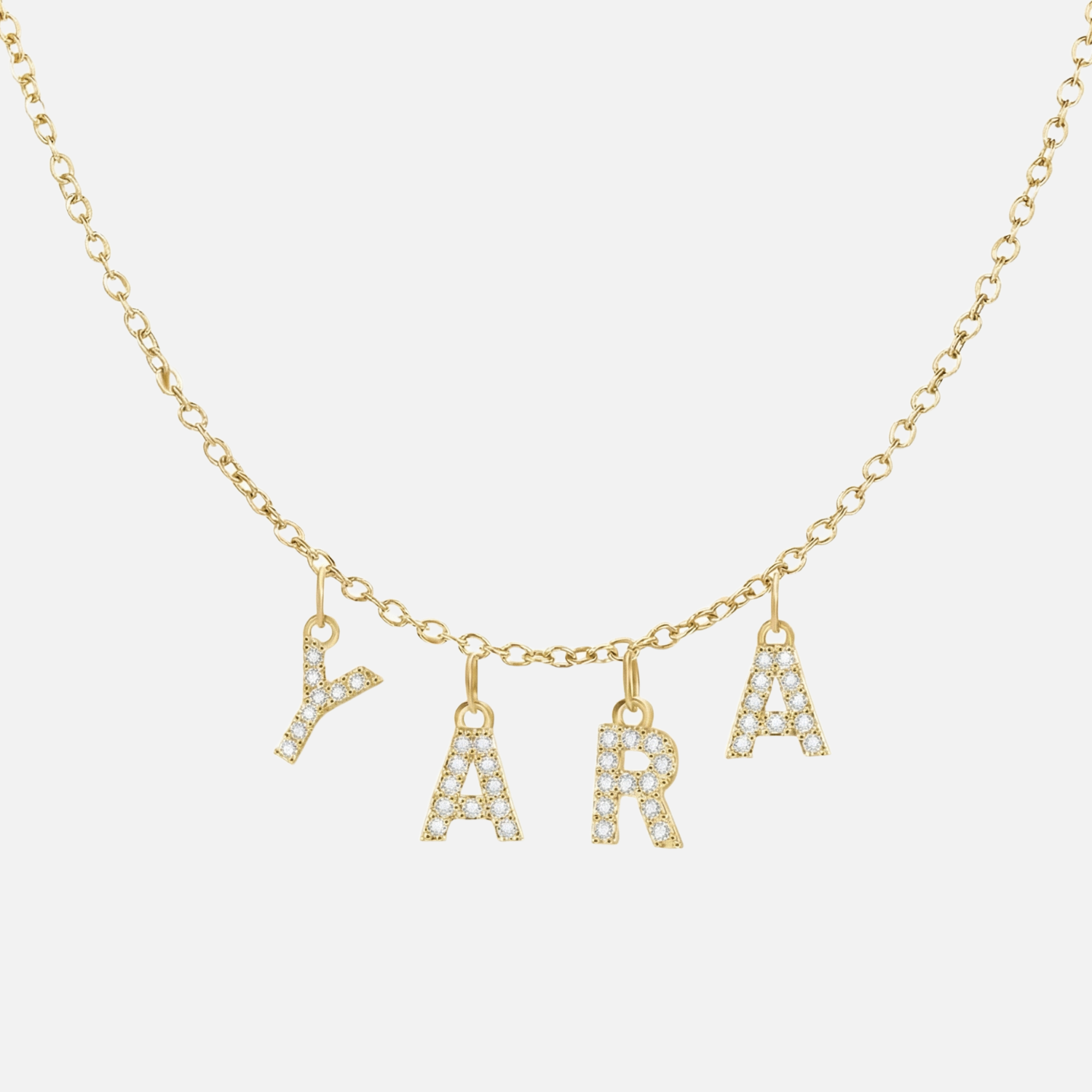 ICED Custom Chandelier Name Necklace - Jewelled Me