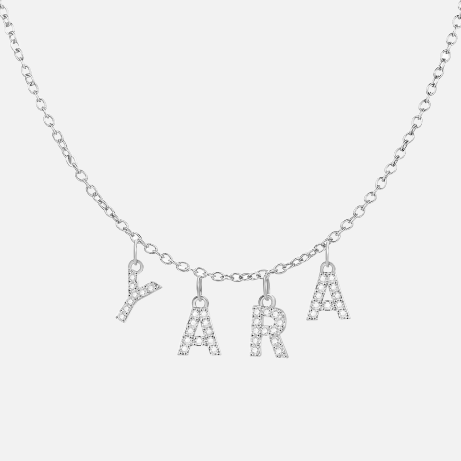 ICED Custom Chandelier Name Necklace - Jewelled Me