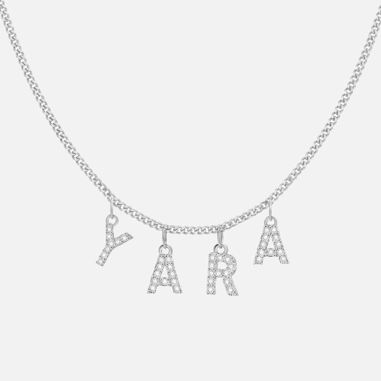 ICED Custom Chandelier Name Necklace - Jewelled Me