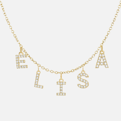 ICED Custom Chandelier Name Necklace - Jewelled Me