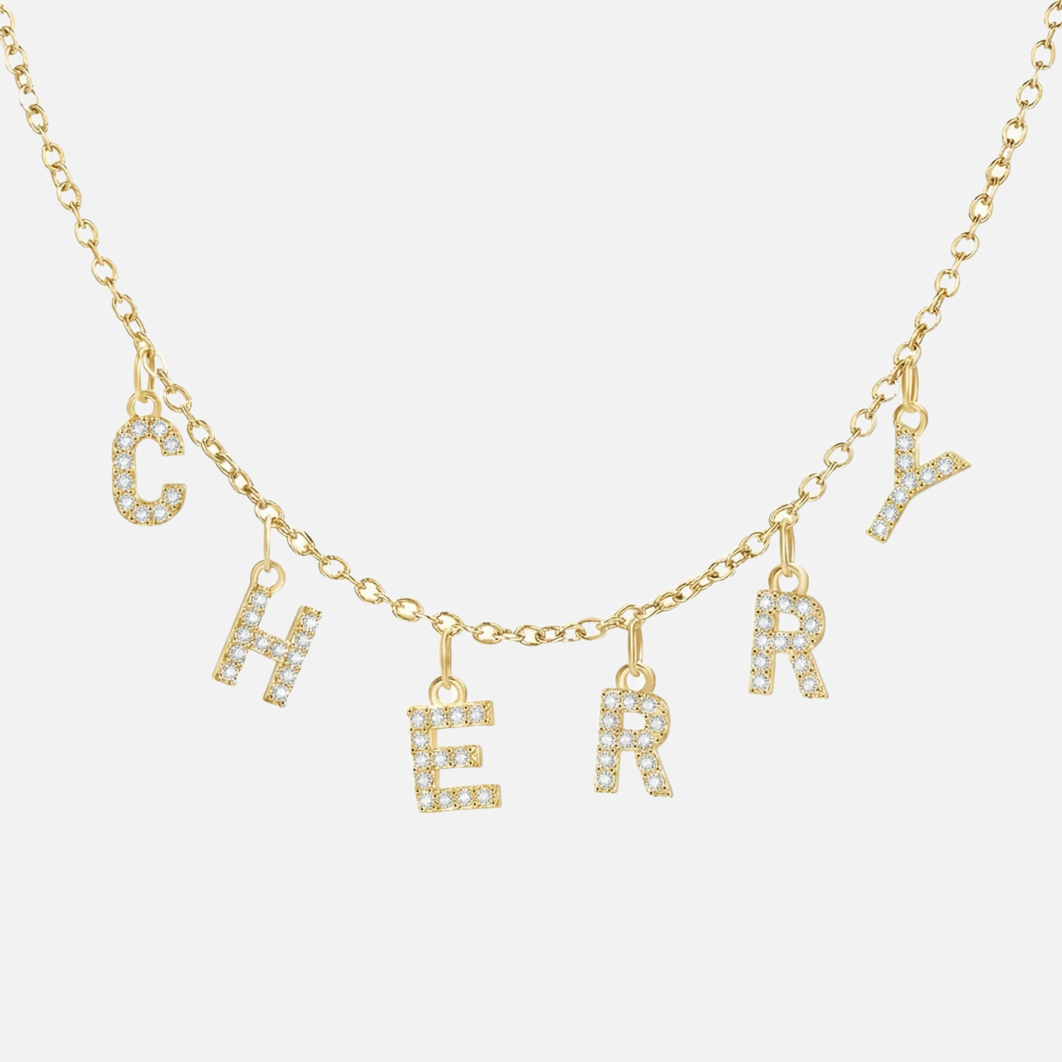 ICED Custom Chandelier Name Necklace - Jewelled Me