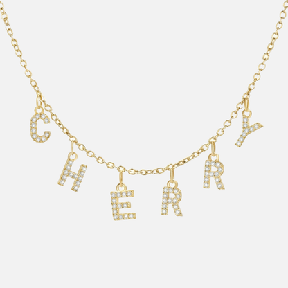ICED Custom Chandelier Name Necklace - Jewelled Me