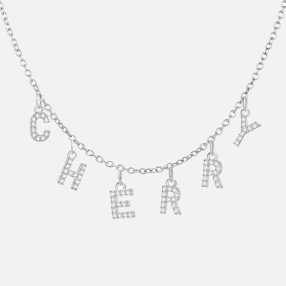 ICED Custom Chandelier Name Necklace - Jewelled Me