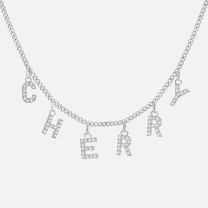 ICED Custom Chandelier Name Necklace - Jewelled Me