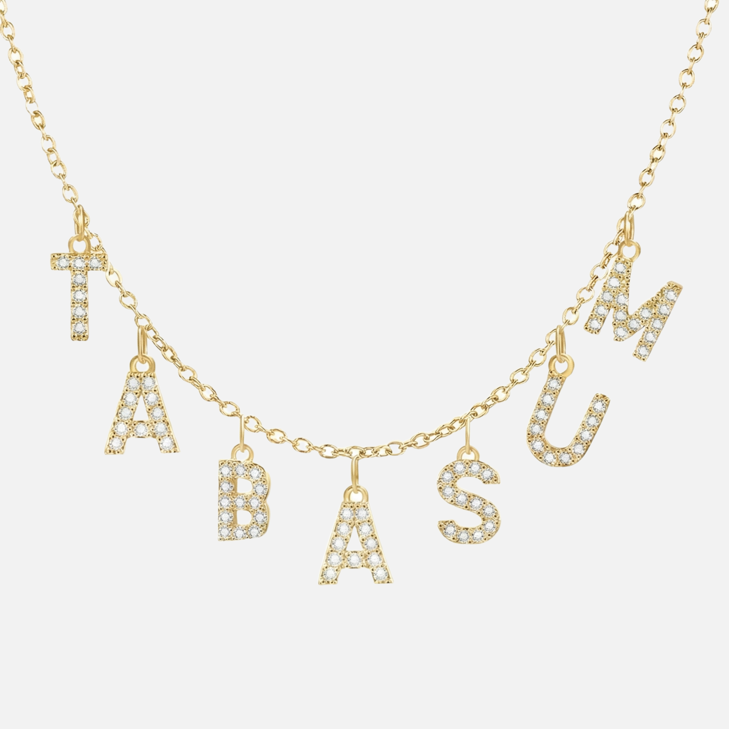 ICED Custom Chandelier Name Necklace - Jewelled Me