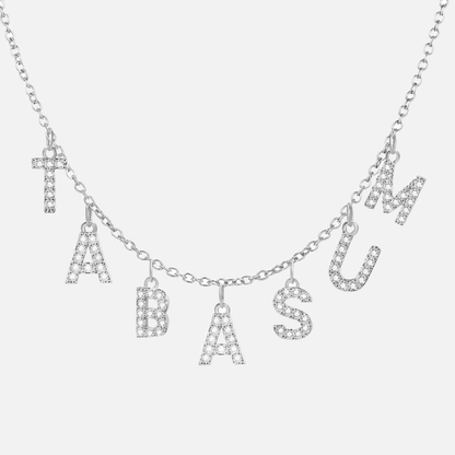 ICED Custom Chandelier Name Necklace - Jewelled Me