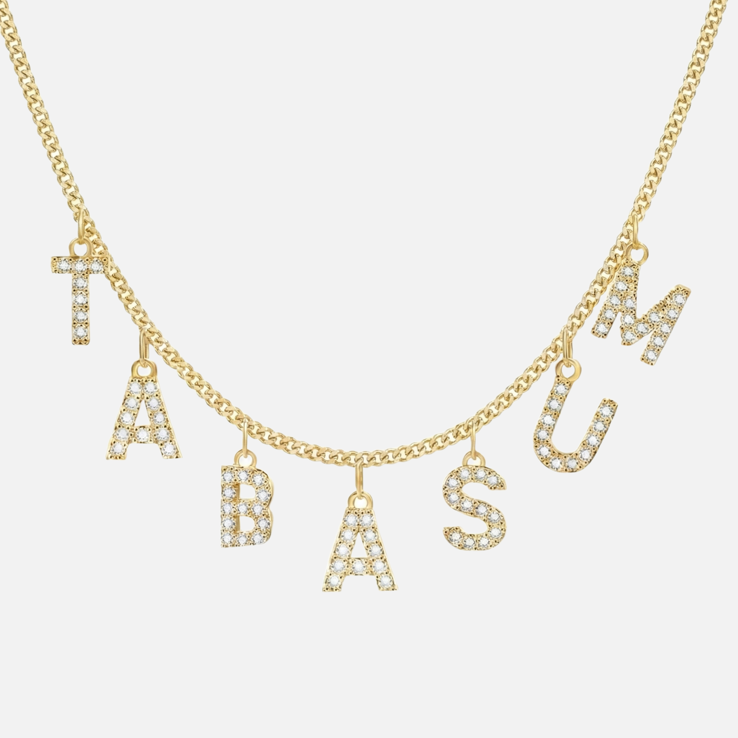ICED Custom Chandelier Name Necklace - Jewelled Me