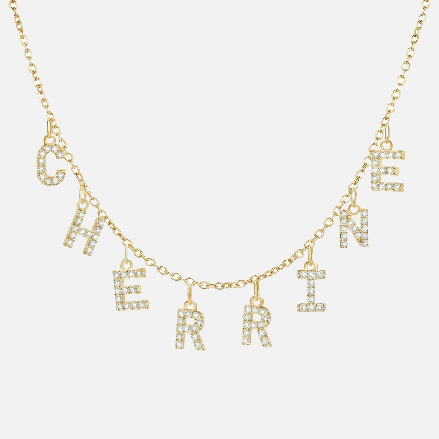 ICED Custom Chandelier Name Necklace - Jewelled Me