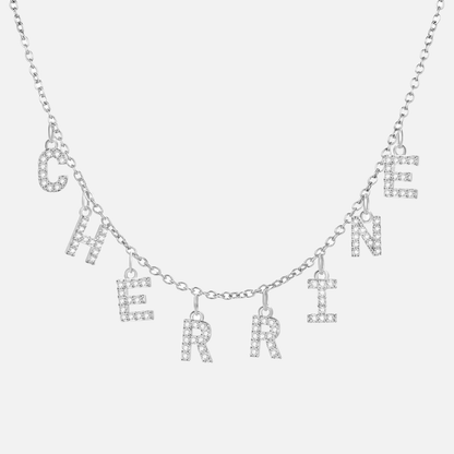 ICED Custom Chandelier Name Necklace - Jewelled Me