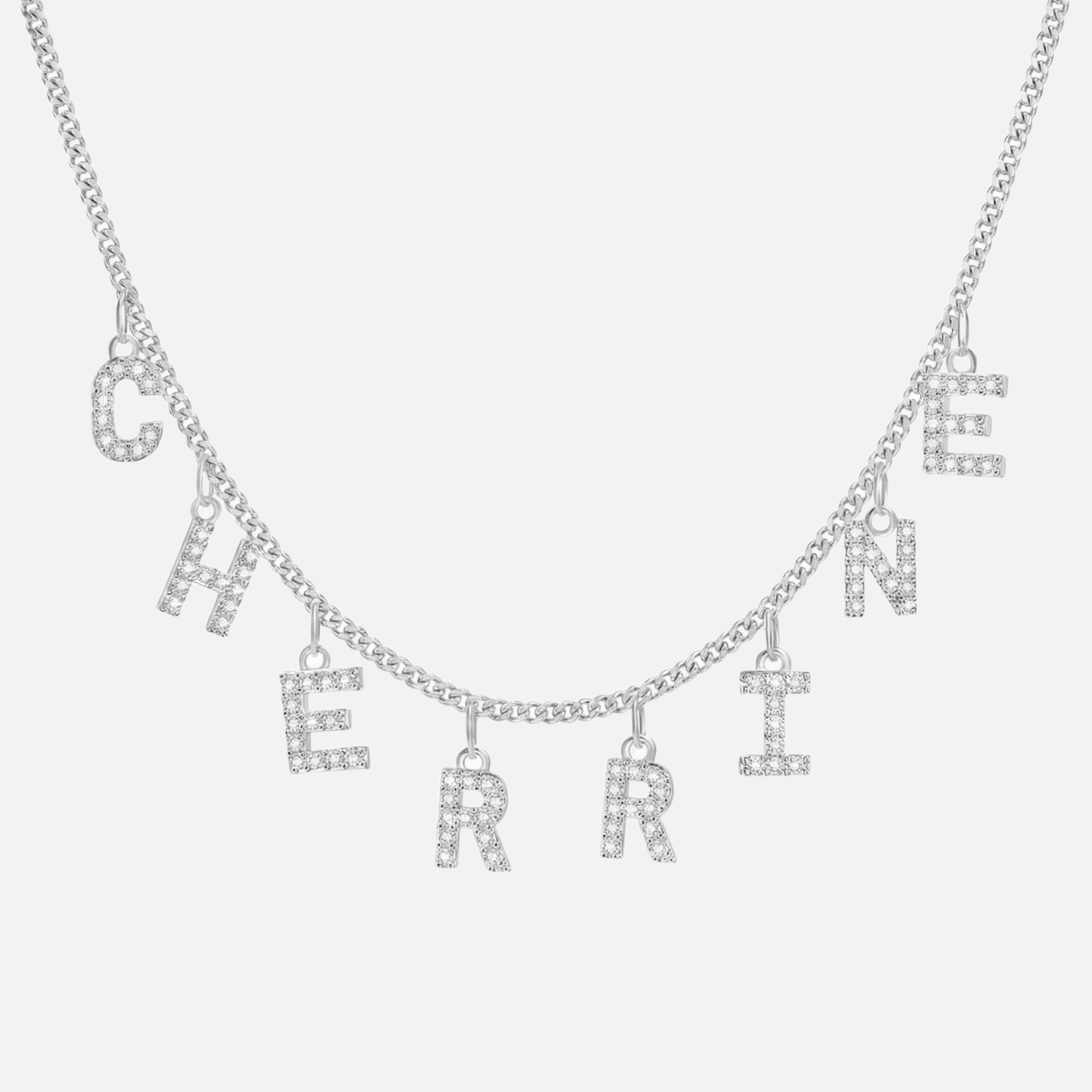 ICED Custom Chandelier Name Necklace - Jewelled Me