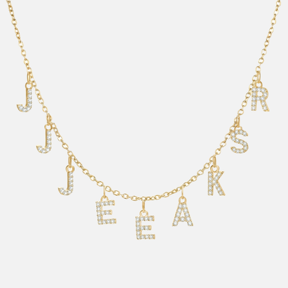 ICED Custom Chandelier Name Necklace - Jewelled Me