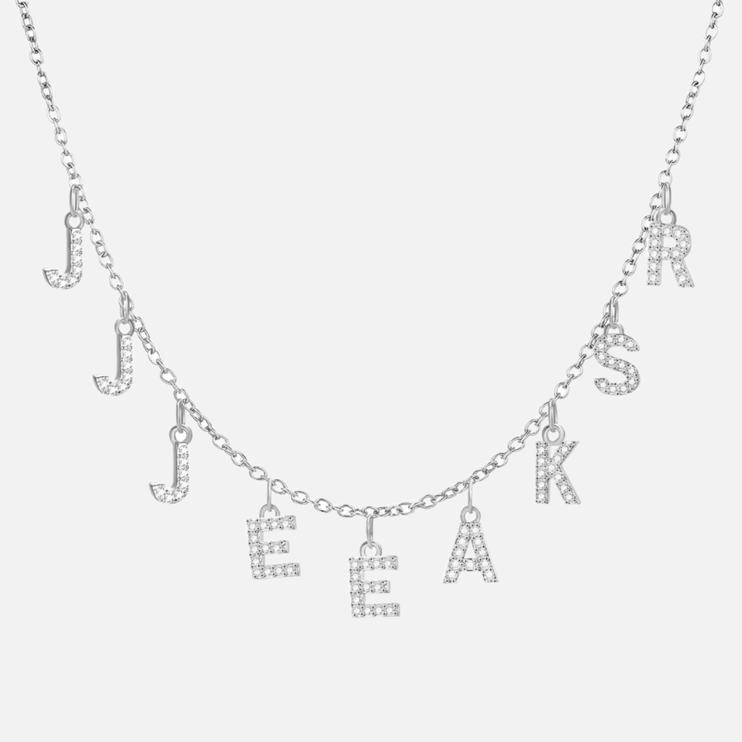 ICED Custom Chandelier Name Necklace - Jewelled Me