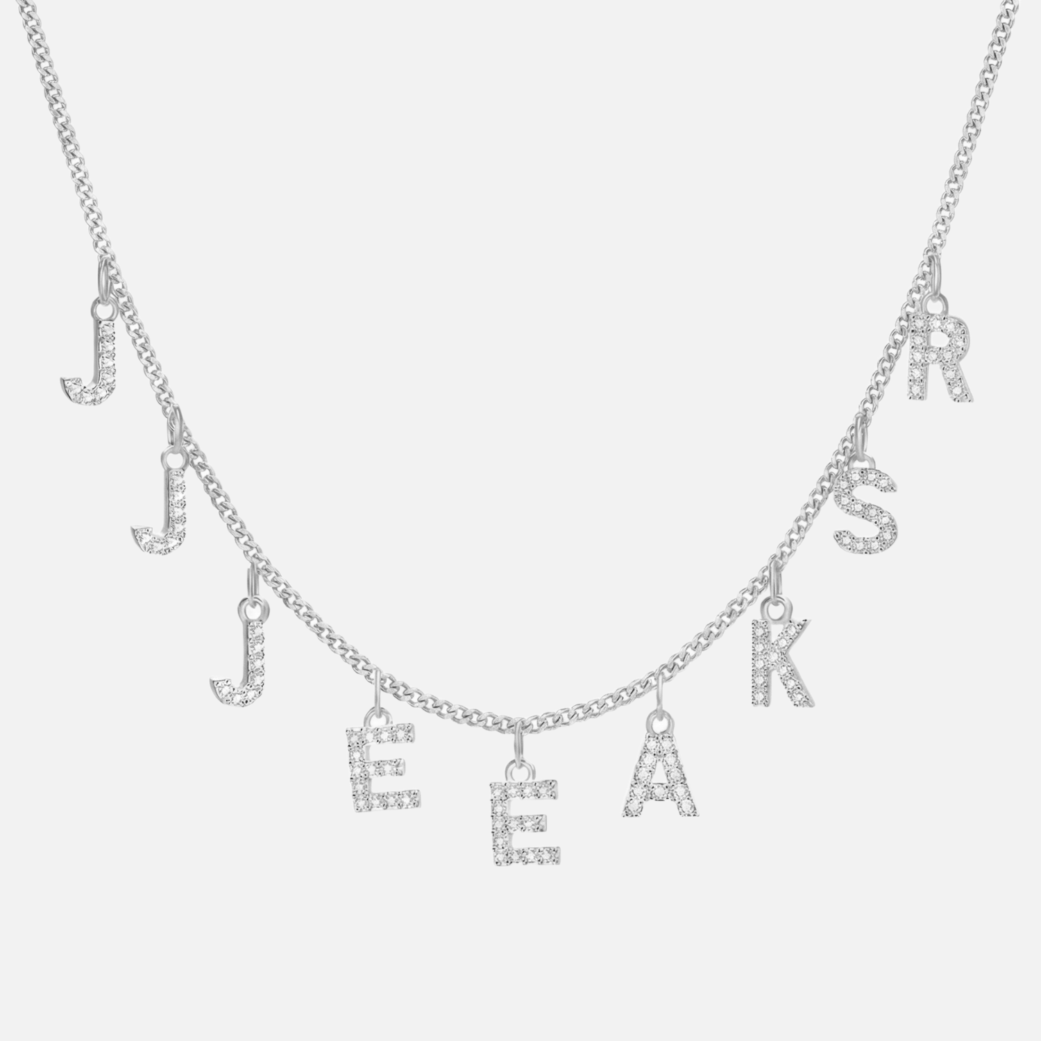 ICED Custom Chandelier Name Necklace - Jewelled Me