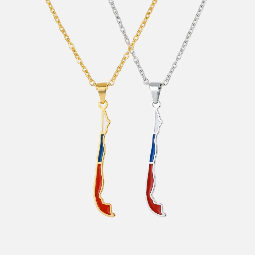 South &amp; Latin American Country/Flag Necklaces - Jewelled Me