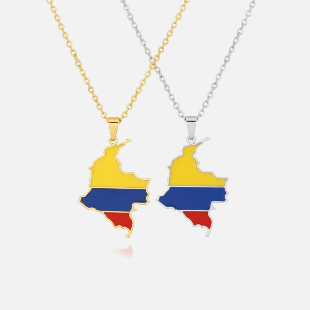 South &amp; Latin American Country/Flag Necklaces - Jewelled Me