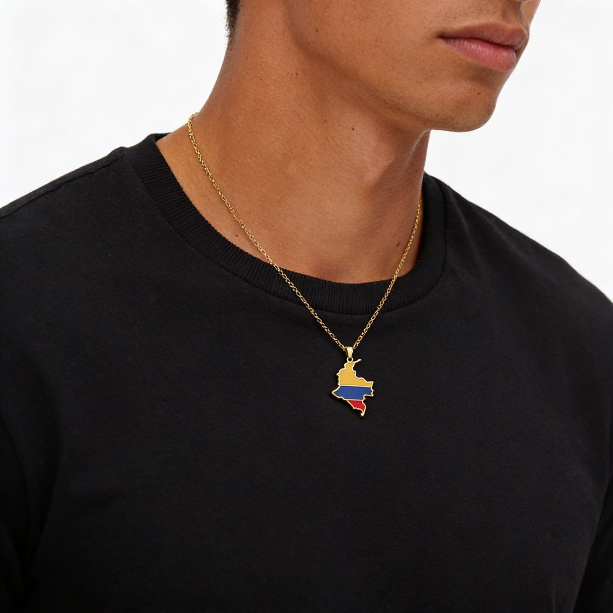 South &amp; Latin American Country/Flag Necklaces - Jewelled Me