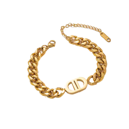 Custom Name Cuban Chain Bracelet