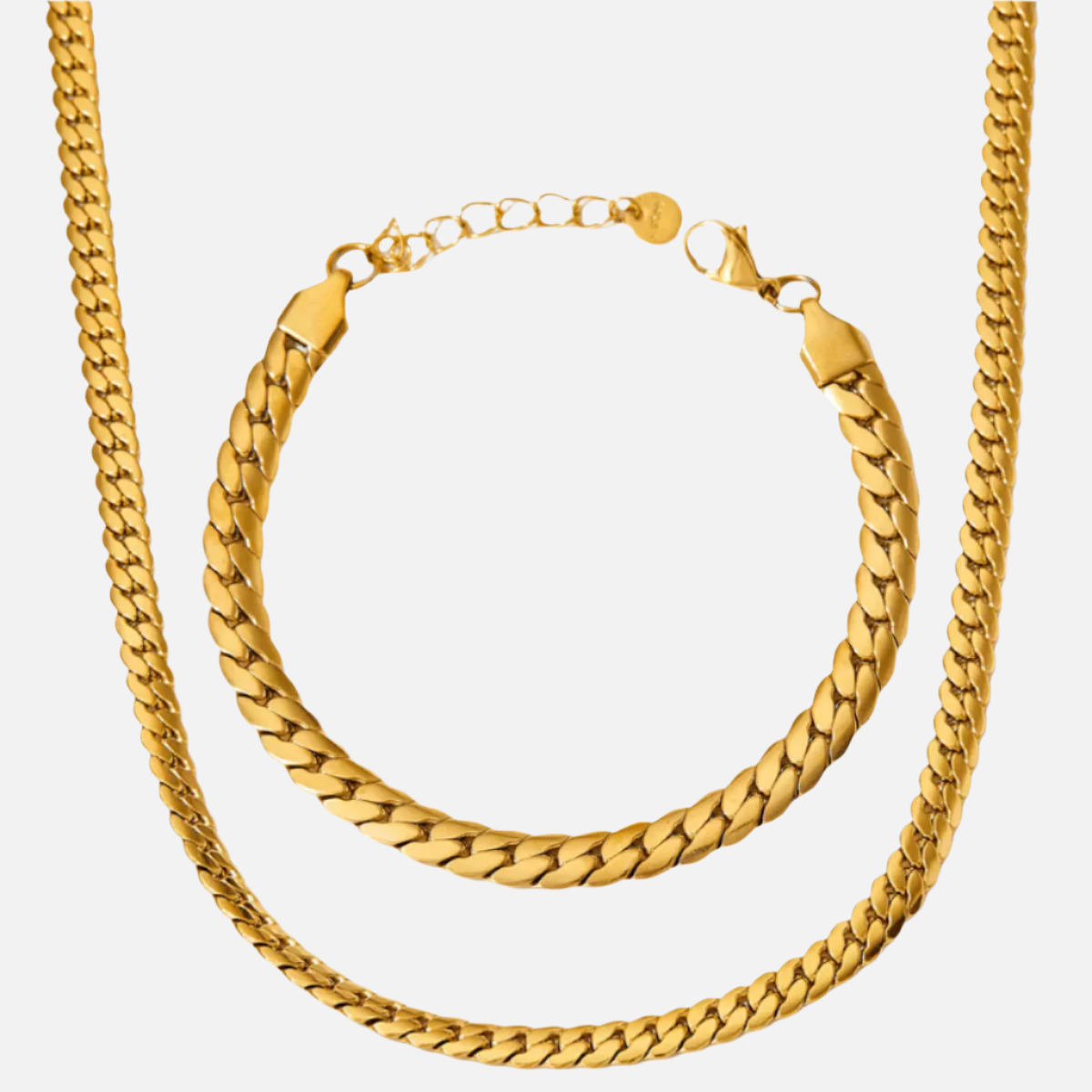 Naja Necklace &amp; Bracelet Set - Jewelled Me