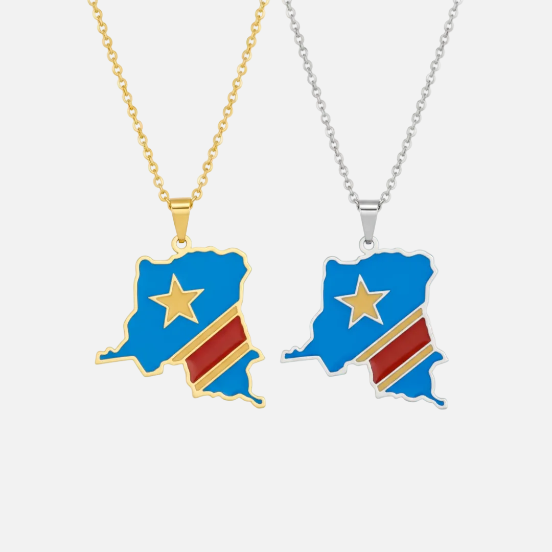 African Country/Flag Necklaces - Jewelled Me