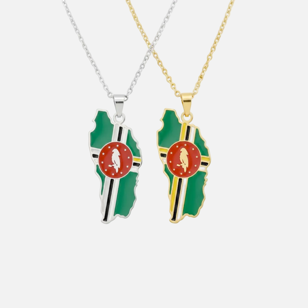 The Americas &amp; Caribbean Country/Flag Necklaces - Jewelled Me