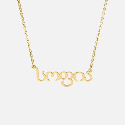 Custom Language Necklaces - Jewelled Me