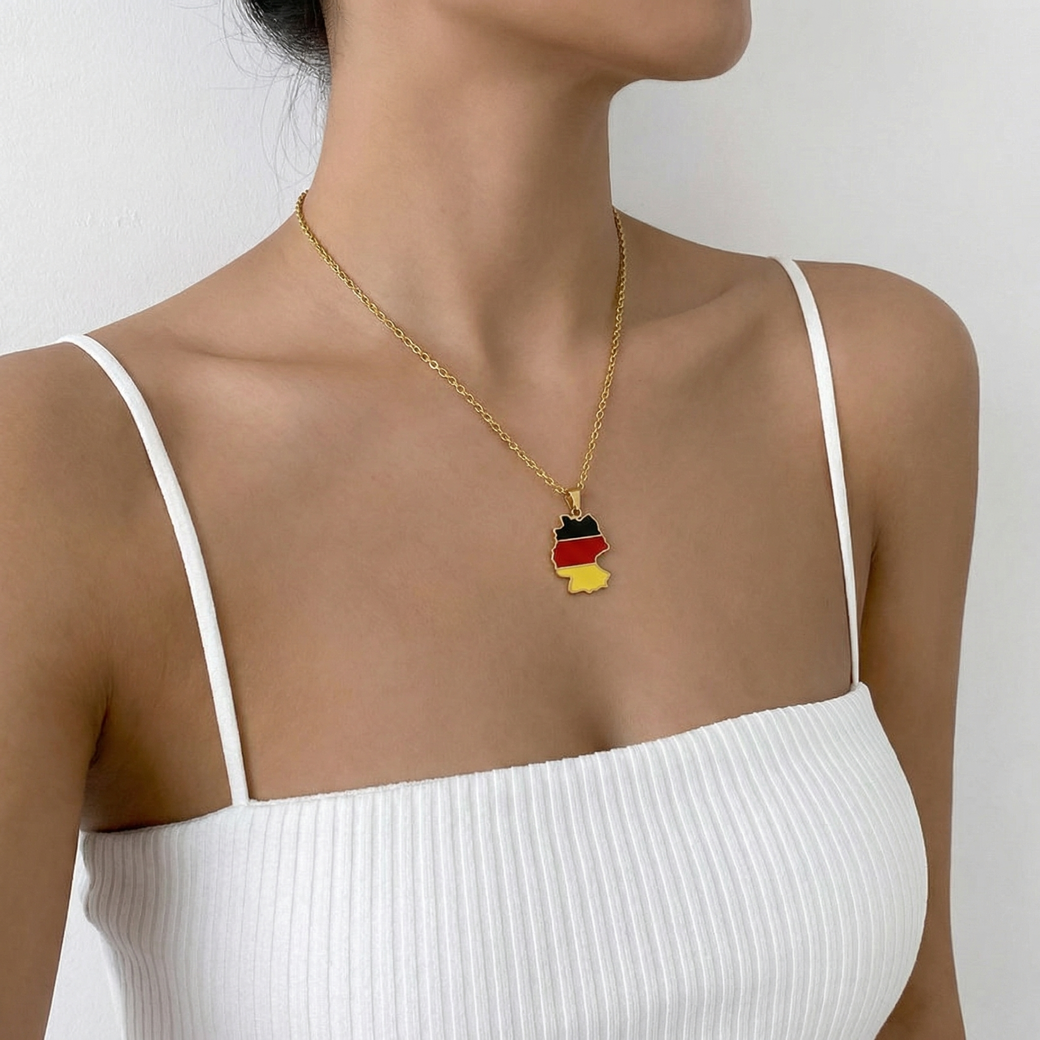 European Country/Flag Necklaces - Jewelled Me