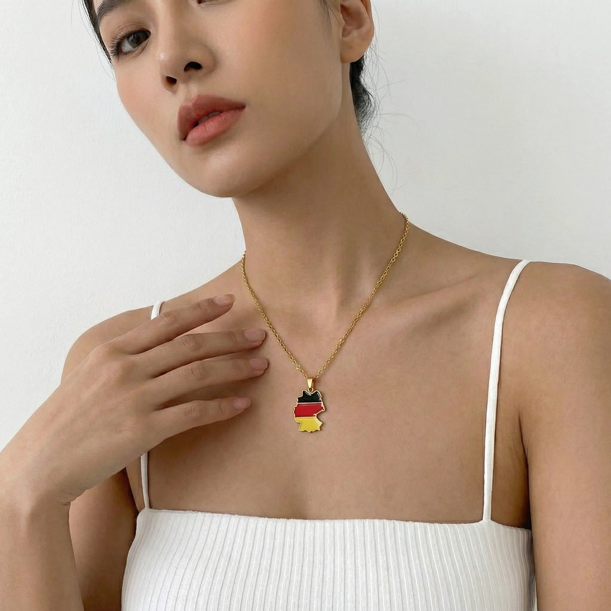 European Country/Flag Necklaces - Jewelled Me