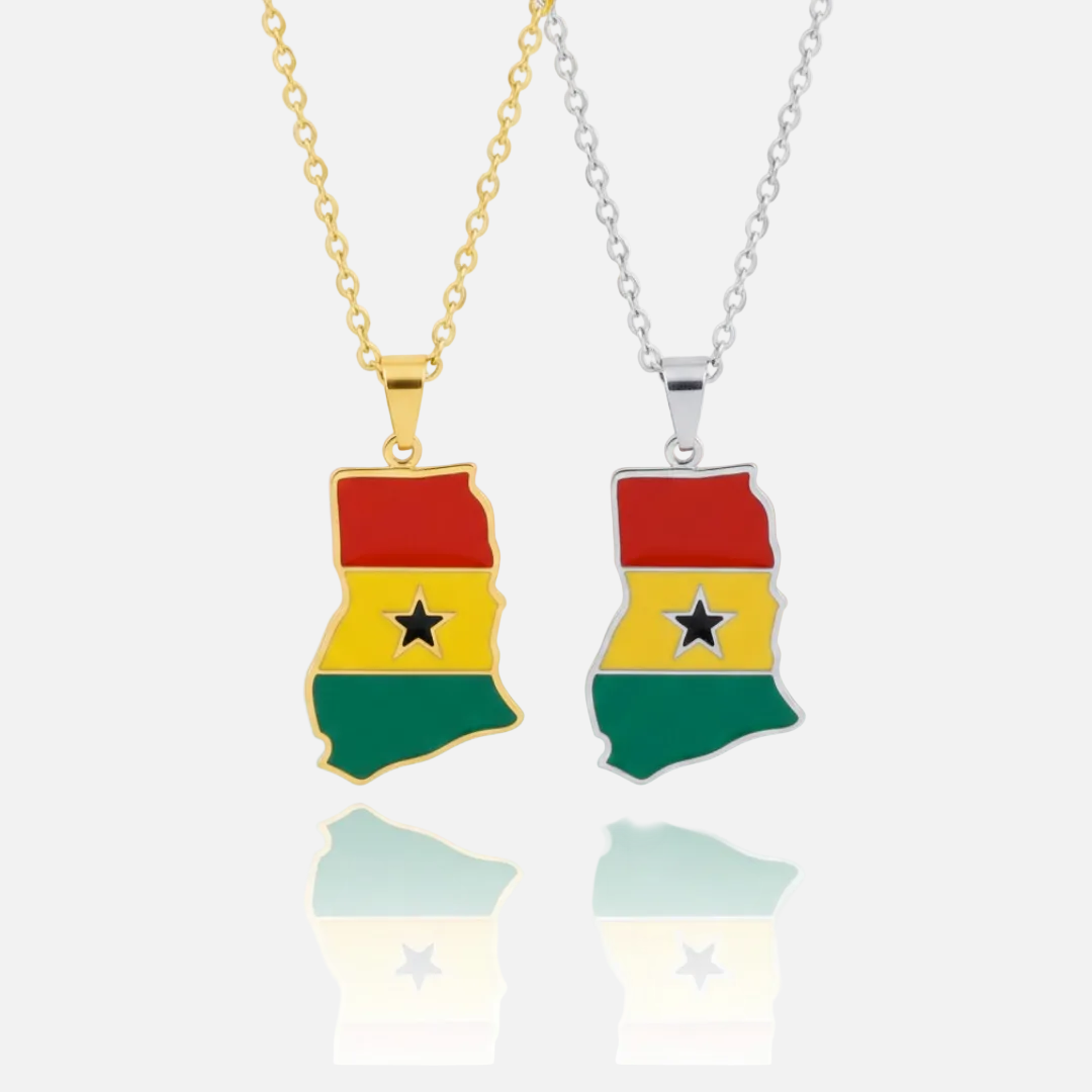 African Country/Flag Necklaces - Jewelled Me