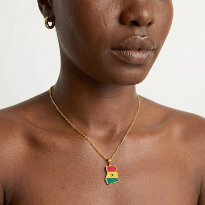 African Country/Flag Necklaces - Jewelled Me