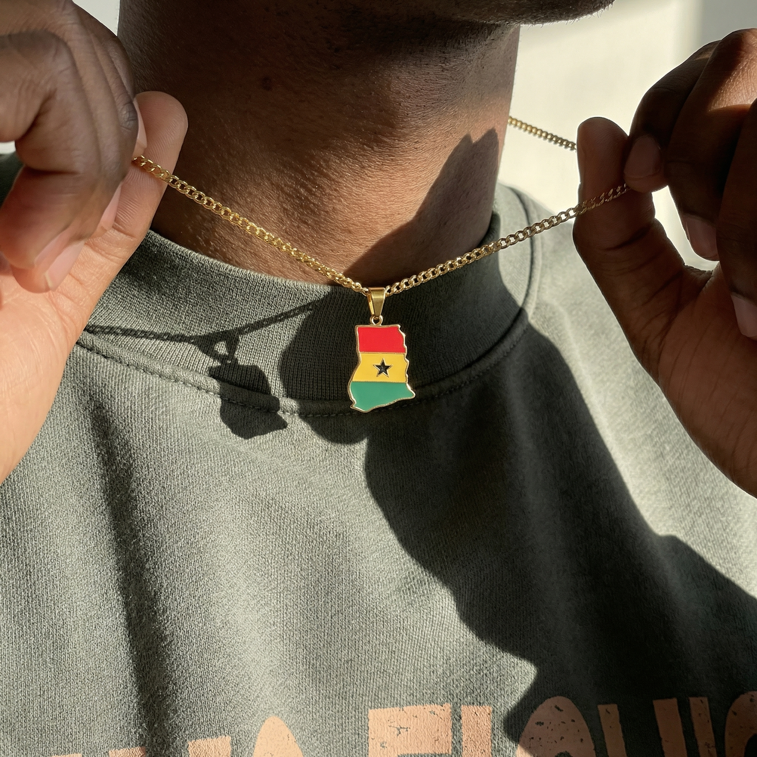 African Country/Flag Necklaces - Jewelled Me