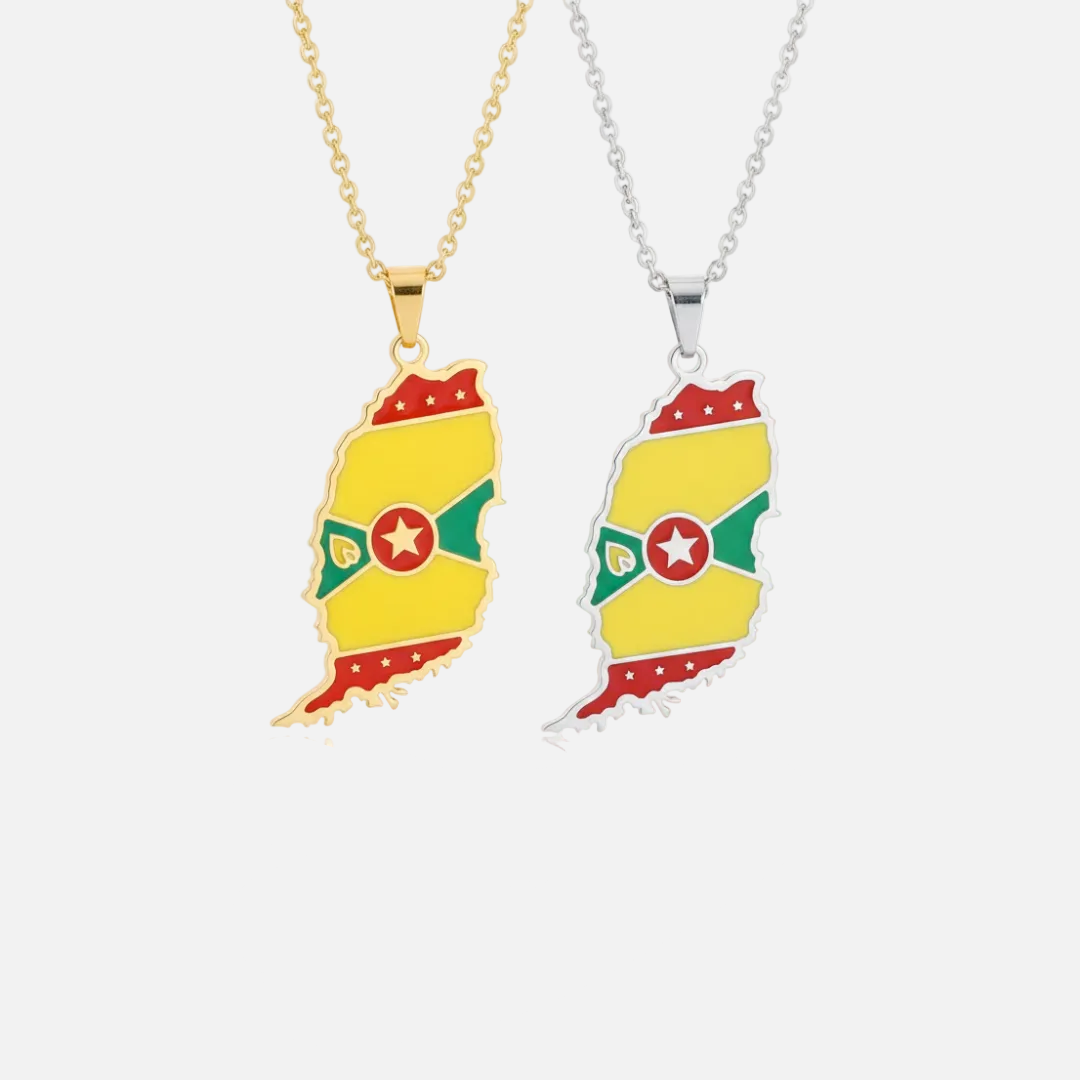 The Americas &amp; Caribbean Country/Flag Necklaces - Jewelled Me