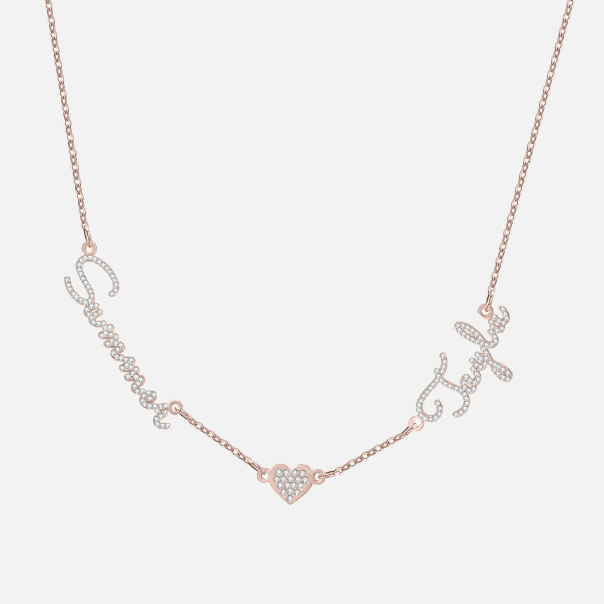 Multiple Name ICED Kiara Necklace - Jewelled Me