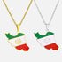 Middle Eastern Country/Flag Necklaces - Jewelled Me