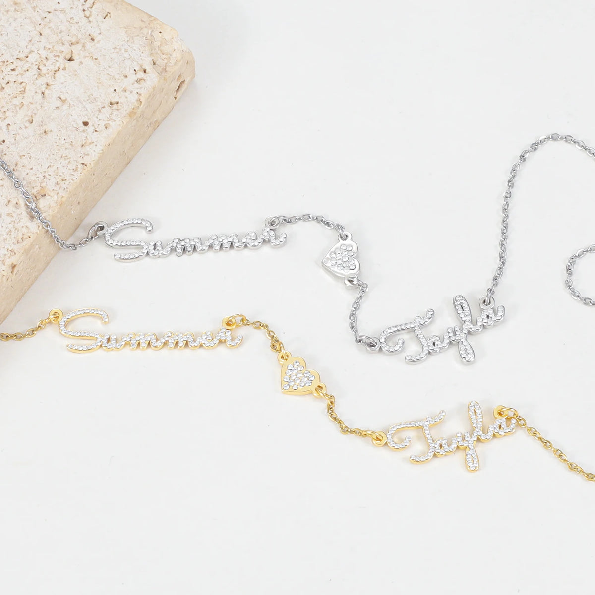 Multiple Name ICED Kiara Necklace - Jewelled Me