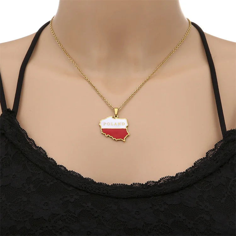 European Country/Flag Necklaces - Jewelled Me