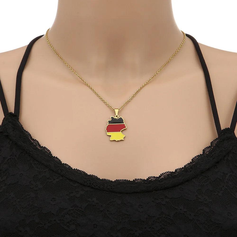 European Country/Flag Necklaces - Jewelled Me