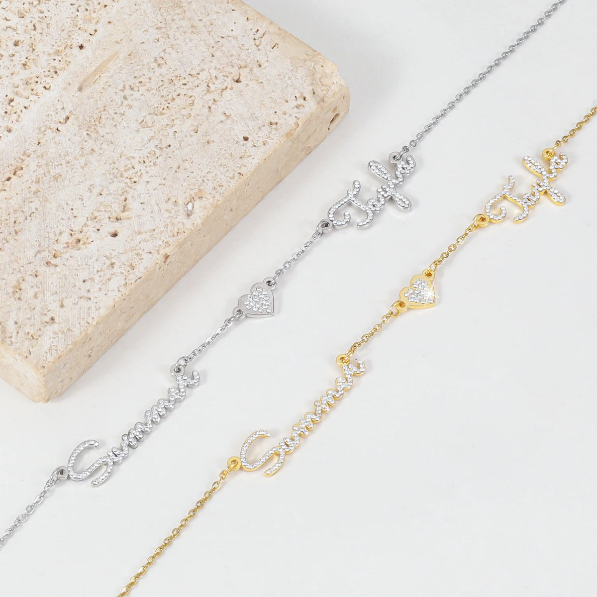 Multiple Name ICED Kiara Necklace - Jewelled Me