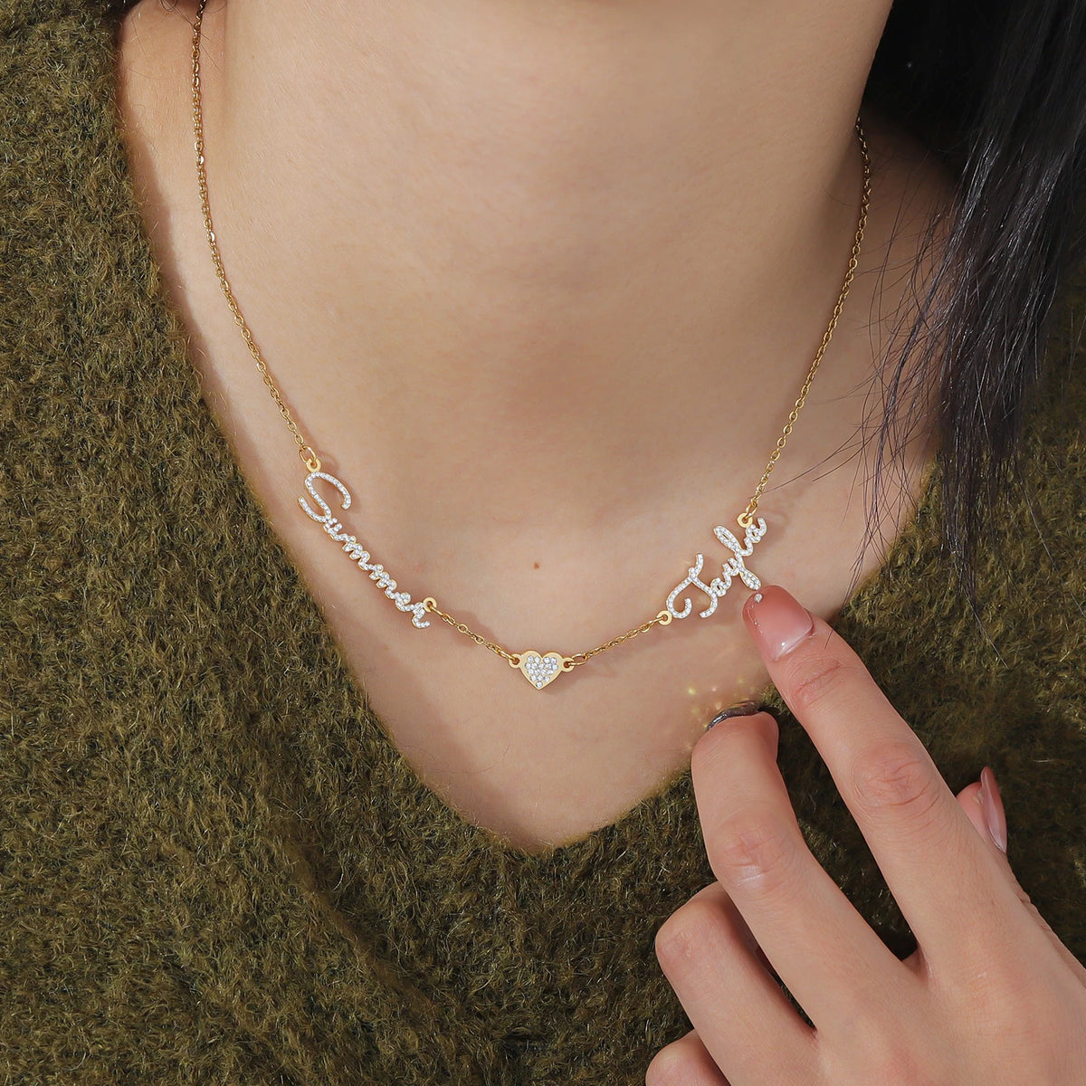 Multiple Name ICED Kiara Necklace - Jewelled Me