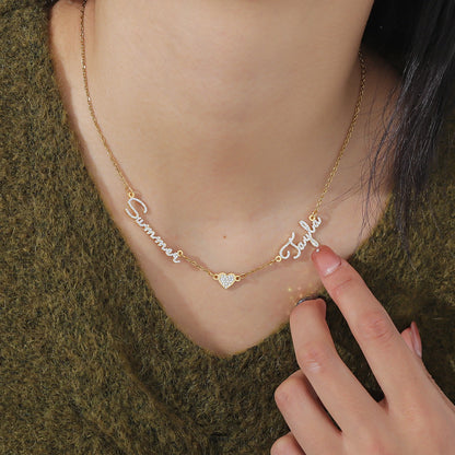 Multiple Name ICED Kiara Necklace - Jewelled Me