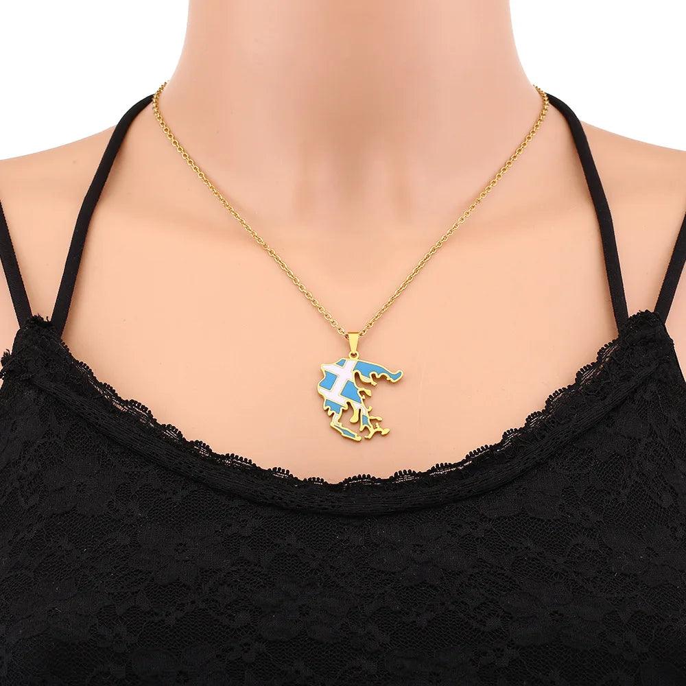 European Country/Flag Necklaces - Jewelled Me