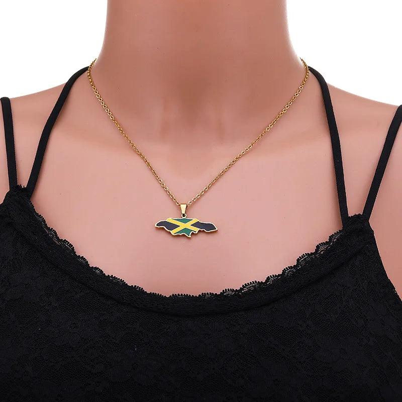 The Americas &amp; Caribbean Country/Flag Necklaces (BACKUP) - Jewelled Me