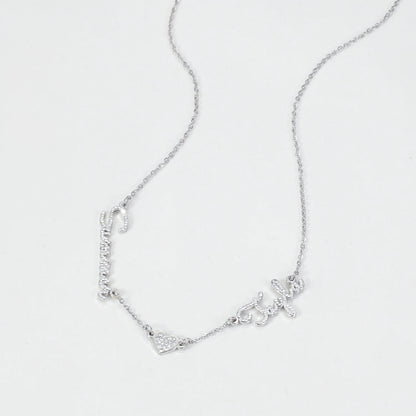 Multiple Name ICED Kiara Necklace - Jewelled Me