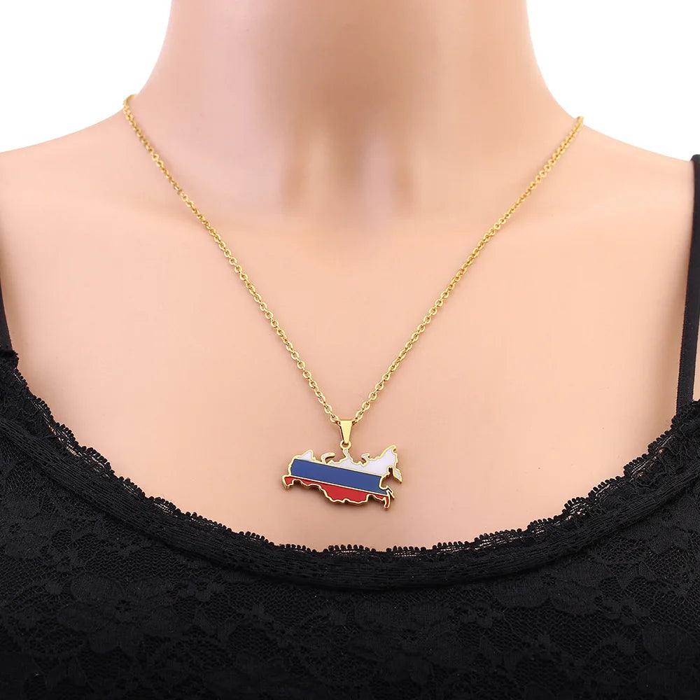 Asian &amp; Oceanian Country/Flag Necklaces - Jewelled Me