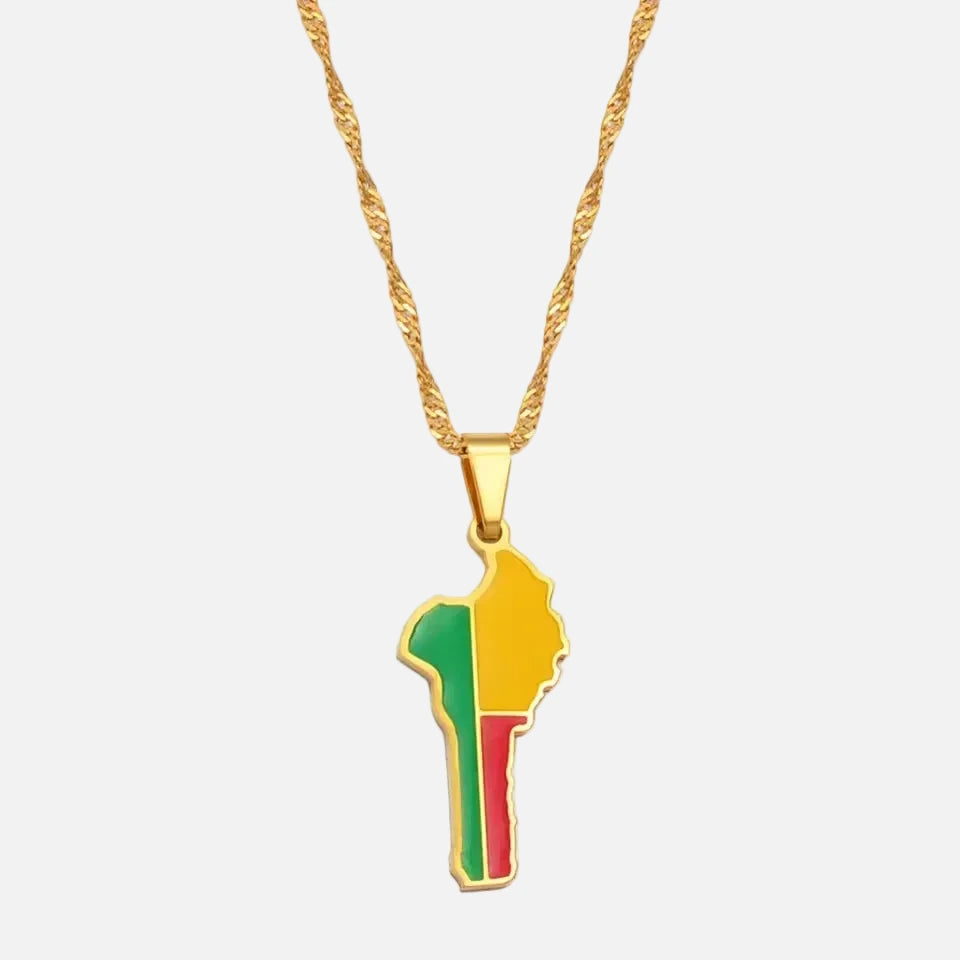 Africa Country/Flag Necklaces