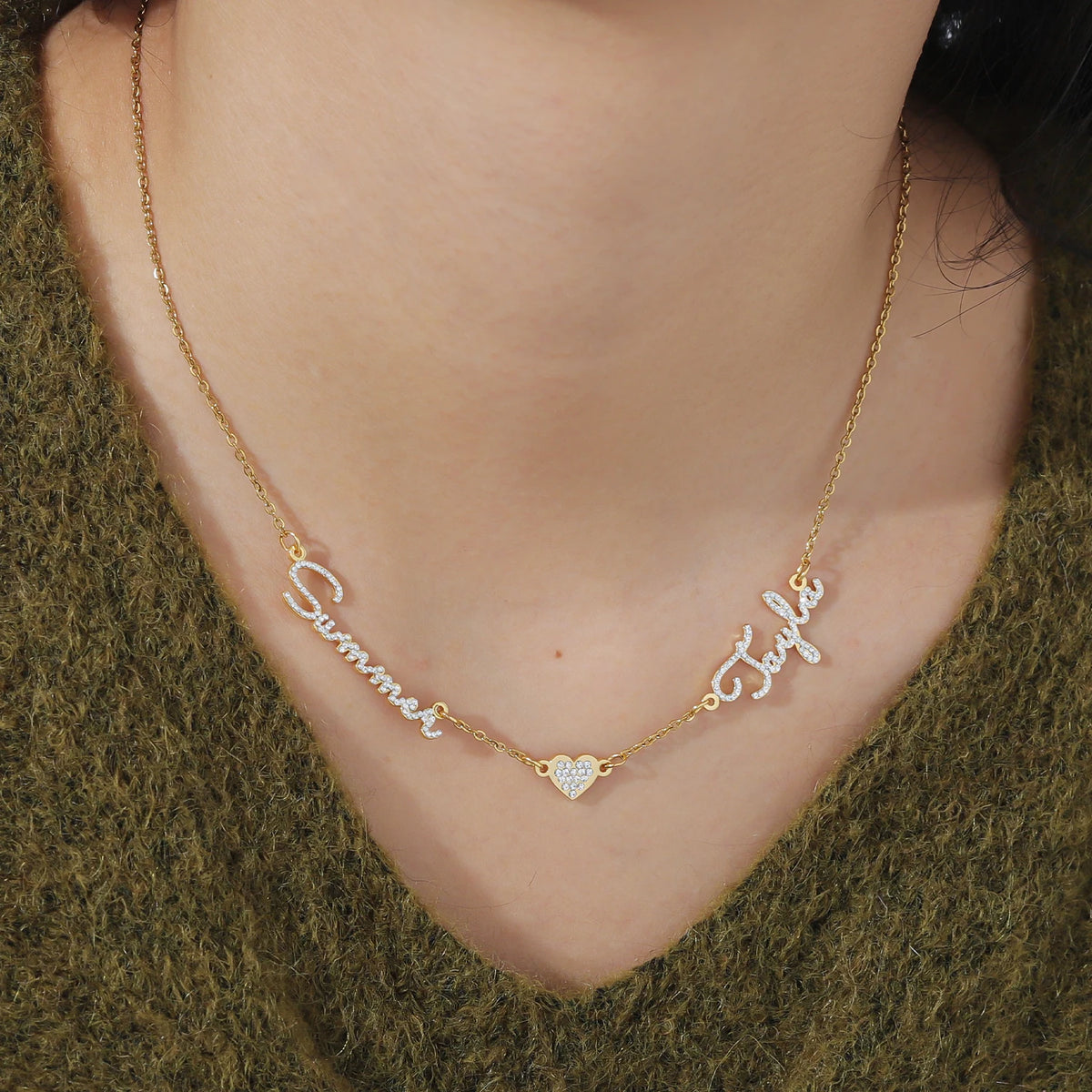 Multiple Name ICED Kiara Necklace - Jewelled Me
