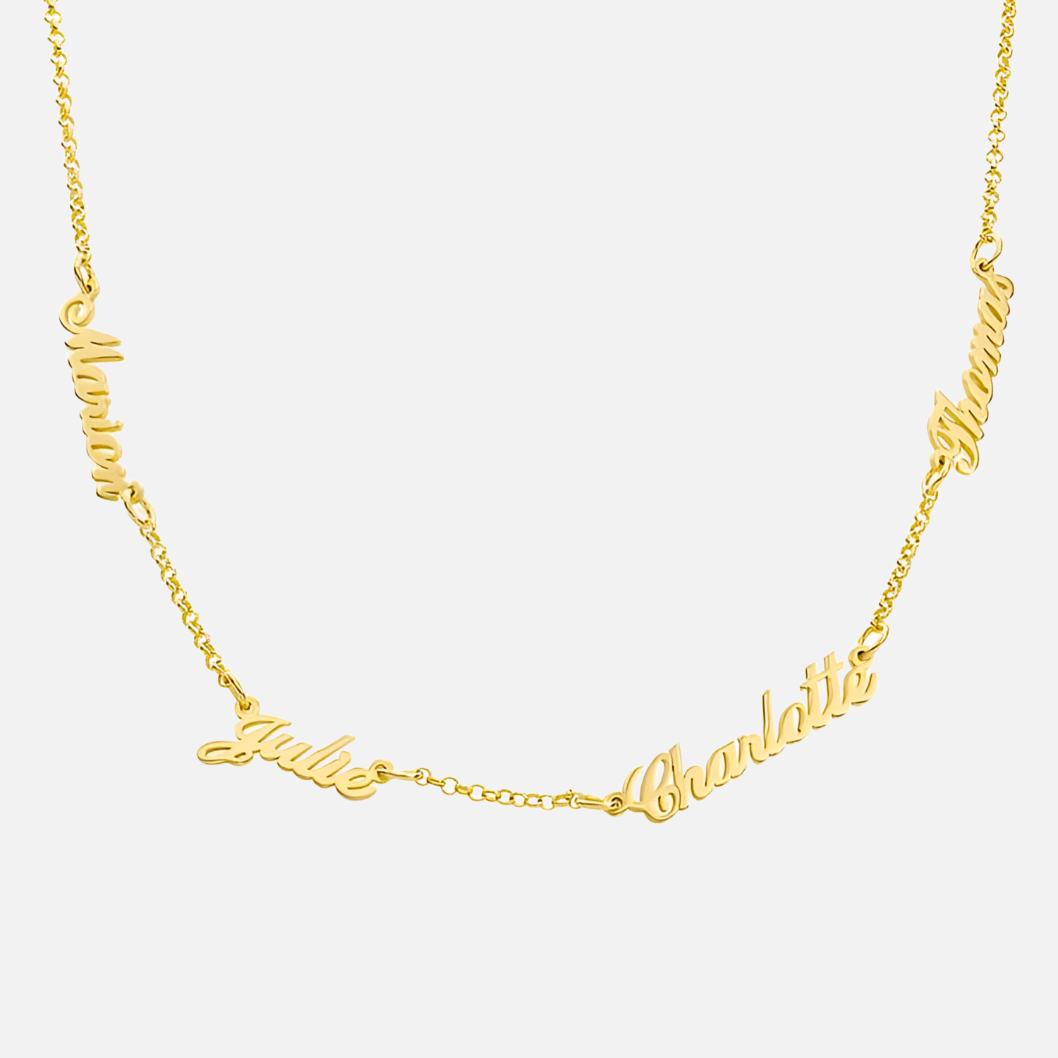 Heirloom Multiple Name Necklace - Jewelled Me