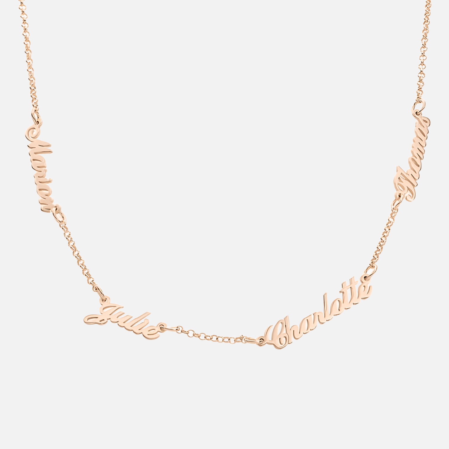 Heirloom Multiple Name Necklace - Jewelled Me