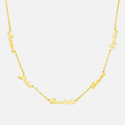 Heirloom Multiple Name Necklace