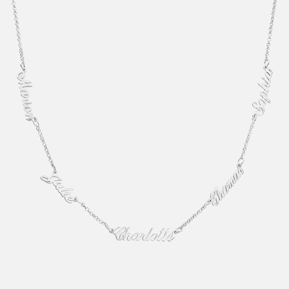 Heirloom Multiple Name Necklace