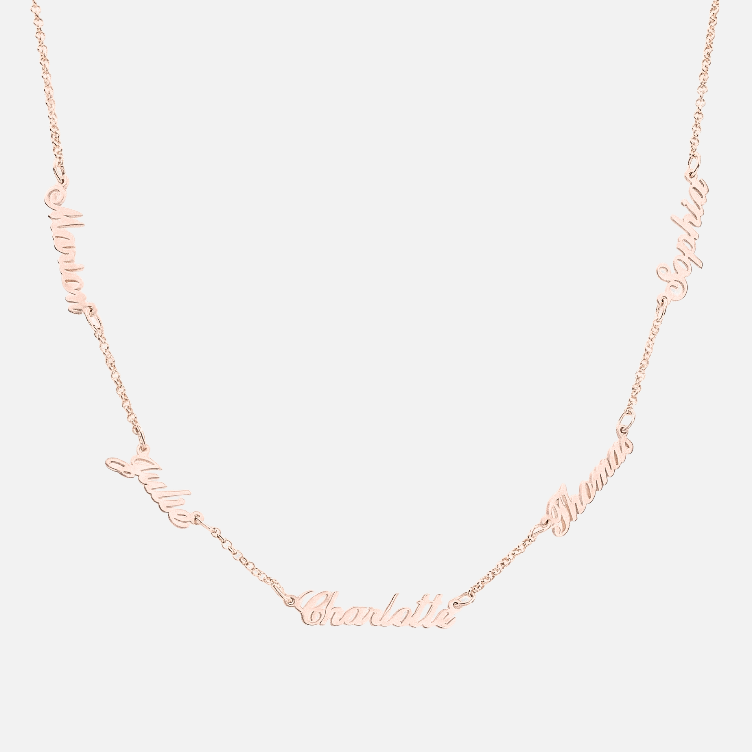 Heirloom Multiple Name Necklace - Jewelled Me
